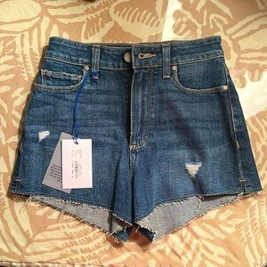 Paige Orna Destructed Margot Jean Shorts Sz 24